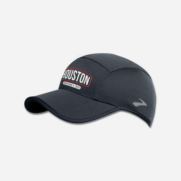 Brooks Houston22 Tempo Mens Running Hat - Asphalt/DarkGey/26.2 Houston - Philippines (316582PNO)